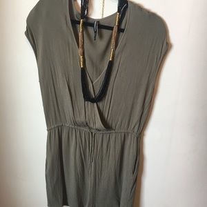 Last Chance! All About Eve Australian Olive Green Romper - Size 8